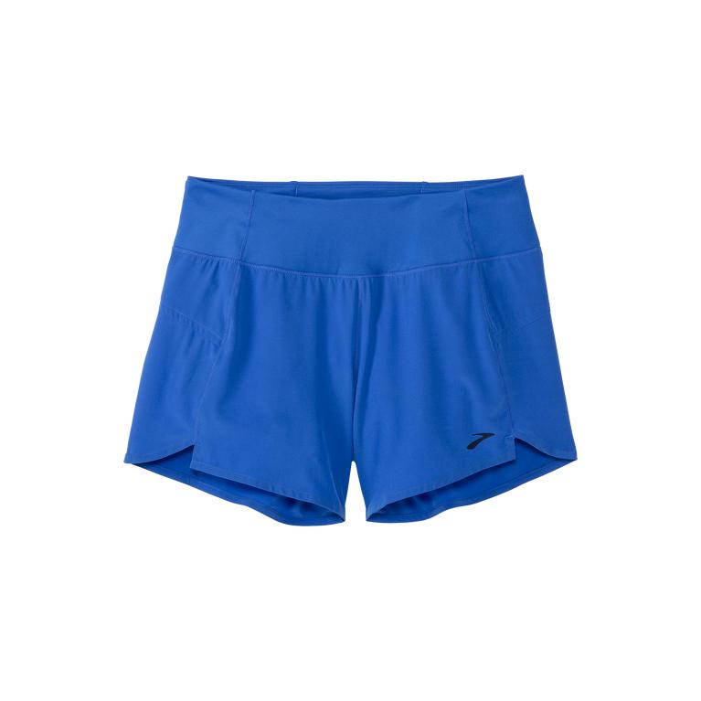 Brooks Chaser 5 - Womens Running Shorts - Bluetiful (53692RUMJ)